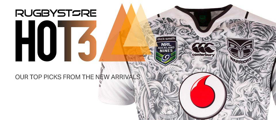New Warriors Nines Jersey 2016- Canterbury NZ Warriors Auckland 9's Kit  2016